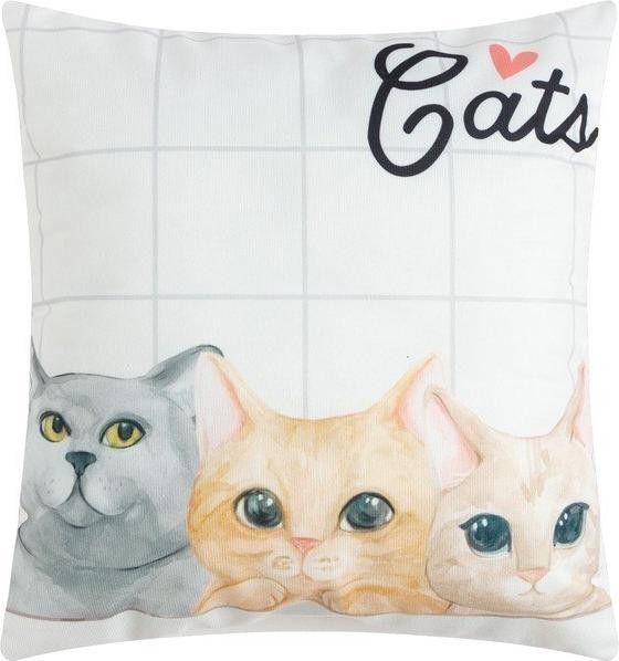 Подарочный набор "Cats" подушка-секрет, 40х40 см и аксессуары