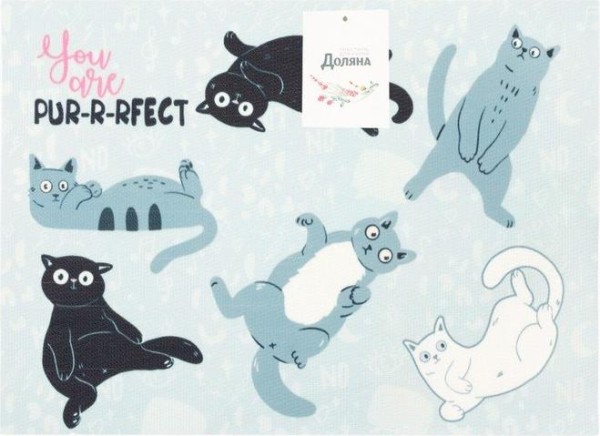 Салфетка на стол Доляна"You are PURRRfect" ПВХ 40*29см