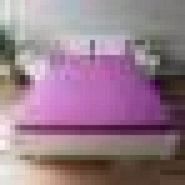 Трикотажная простынь на резинке 140х200х25см, фиолетовый кулирка, 120г/м хл100%