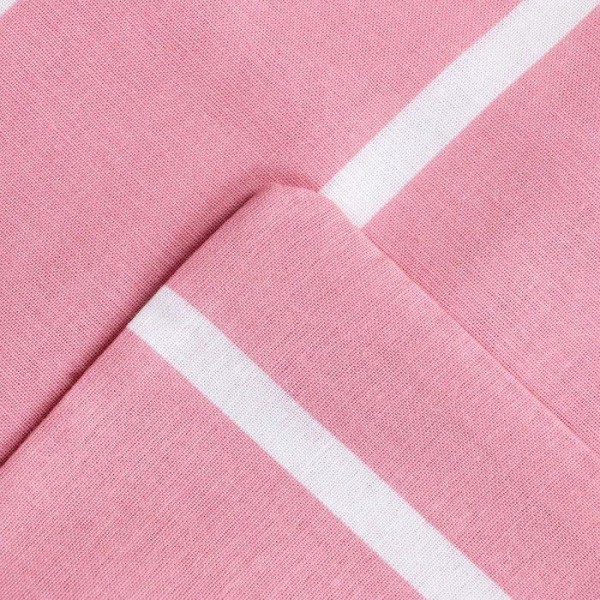 Постельное бельё Этель 2 сп Pink stripes 175х215см, 200х220см, 70х70см-2 шт, 100% хлопок, поплин