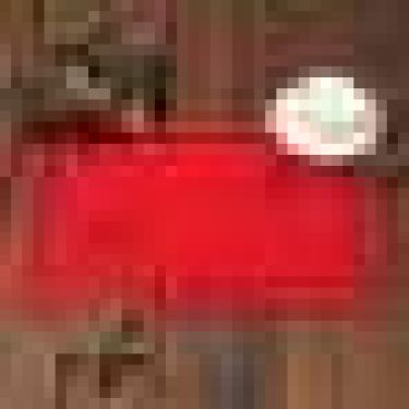 Салфетка декоративная Доляна "Снежинка", цв,красный,40*26 см, фетр