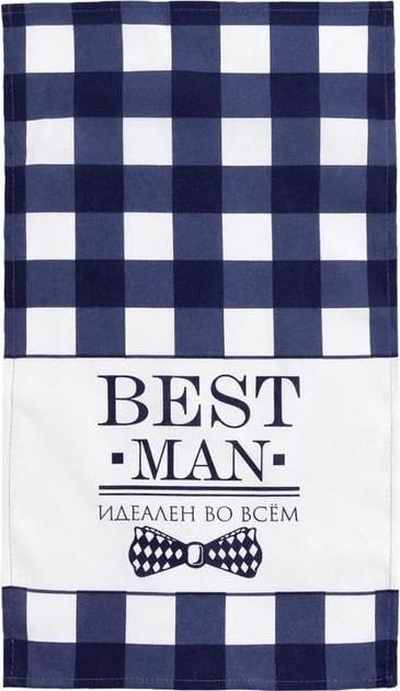 Полотенце кухонное Доляна Best man 35х60 см, 100% хл, 160г/м2