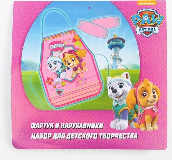 Фартук с нарукавниками детский PAW PATROL «Скай и Эверест», 49х39 см