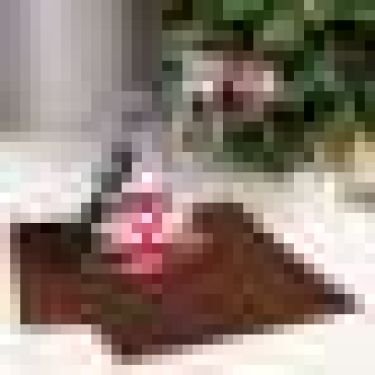 Полотенце в корзинке Экономь и Я "Елочка" 30*60 см, цв. шоколадный, 100%хл, 320 г/м2
