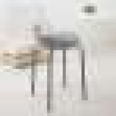 Сидушка на стул меховая Доляна "Пушинка" цв.серый d 30 cm,100% п/э