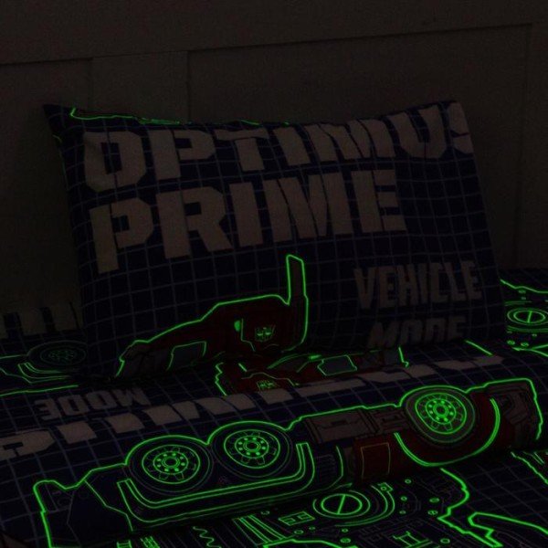 Постельное бельё 1,5 сп Neon Series "Optimus Prime" Transformers 143*215 см, 150*214 см, 50*70 см -1 шт