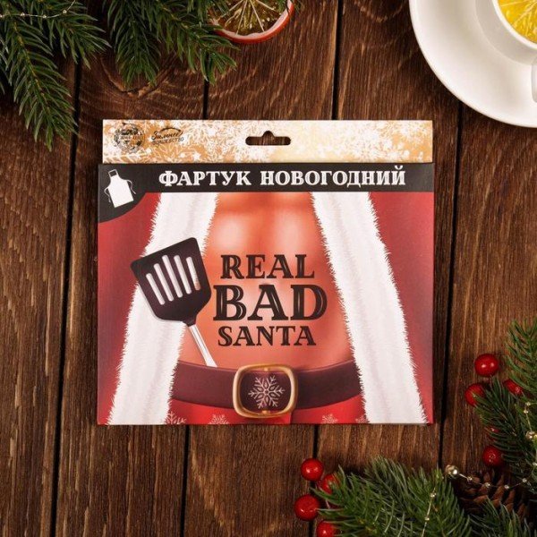 Фартук Новый год Real Bad Santa 50 х 70 см