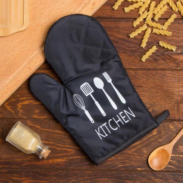 Варежка Доляна Kitchen 26*16 см, 100% п/э