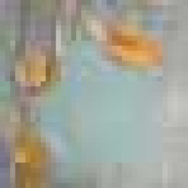 Фартук Доляна «Полоса синяя» вид 2 65 х 70см, 100%пэ