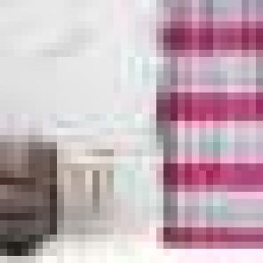 Тюль "Этель" 145х280 Гамма розовый (горизонтальная полоса) б/утяжелителя, 100% п/э