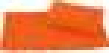 Полотенце махровое жаккардовое 30×50 см 400 г/м2, оранжевый, 100% хлопок